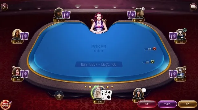 Cược thấp bắt đầu tại Poker Zowin