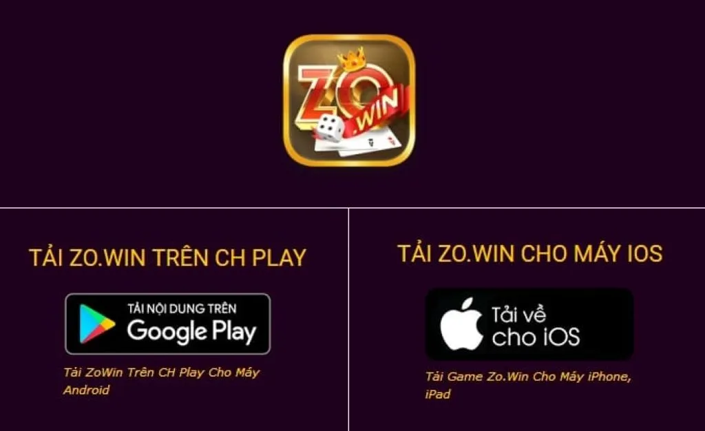 Tải zowin IOS